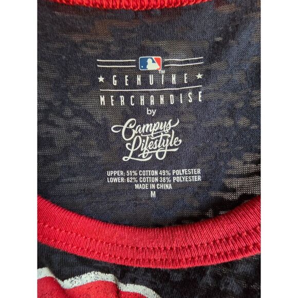 NWT Boston Red Sox Tank Top Navy Red Racerback Sleeveless Genuine MLB Baseball M - Picture 5 of 11